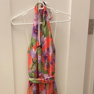 Unique Alice + Olivia floral jumpsuit
